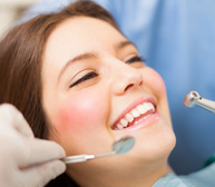 Dental checkup and cleaning by your dentist